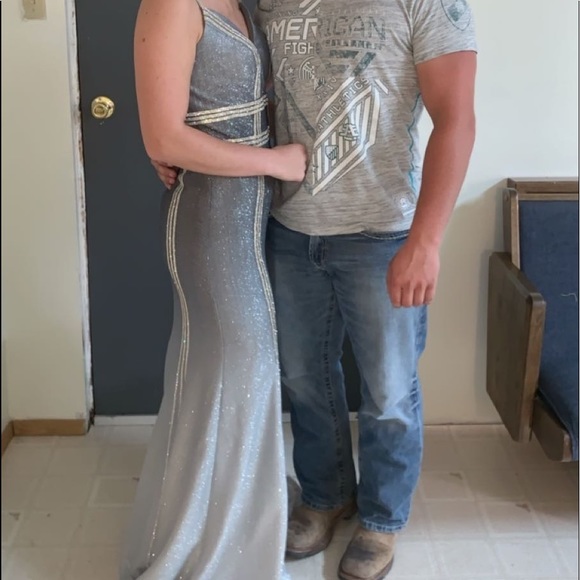 Silver Ombré Prom Dress! - Picture 2 of 3